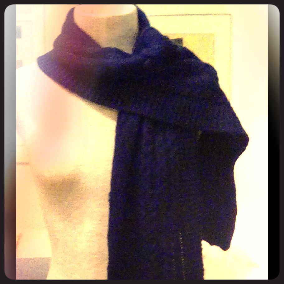 Elizabeth Gillette Black Scarf
